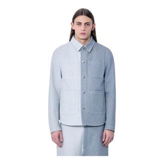 Thom Browne Heren, Jassen, Veelkleurig, Maat: XL Katoen