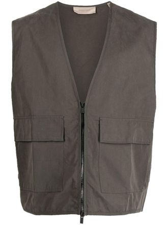Fear of God Gilet con zip - Verde
