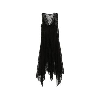 Fendi Lace Asymmetric-hem Dress