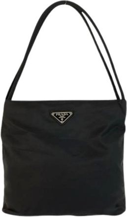 Prada Pre-owned Shoulder Bags, female, Black, Size: ONE SIZE Pre-owned Vintage Shoulder Bag
