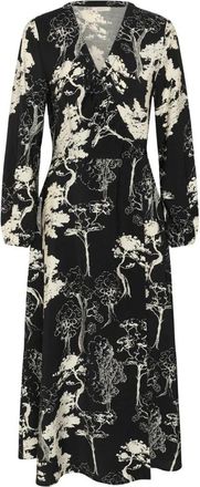 Inwear Makenna Wrap Jurk - Dames - Wikkelkleedje - Veelkleurig - 2XL - Nylon - Kleedjes