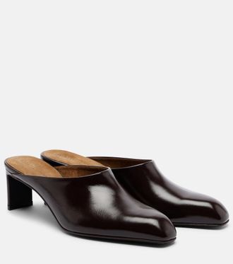 Khaite Colt leather mules