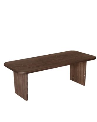 Deco Wood Mesa de centro de madera maciza nogal 120x60cm
