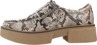 Clarks Monk Snake Loafers - Dames - Loafers - Veelkleurig - 38 EU - Schoenen