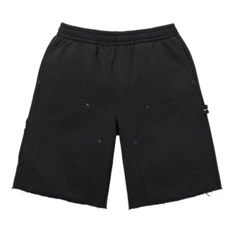 SUPREME SS26 Double Knee Painter Sweatshort Black SUP-SS26-204-BLK