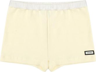 Entire studios Lounge Short - Dames - Bermuda - Geel - S - Katoen - Korte Broeken