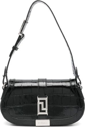 Versace Borsa a spalla Greca Goddess - Nero