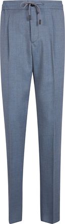 Incotex Elastic Coulisse Waist Chino Trousers