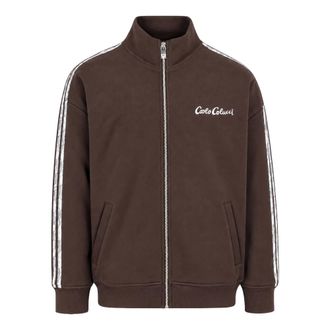 Carlo Colucci Giacca con zip Stripe Club - - Sweatshirts & Hoodies - Uomo - Marrone - XL