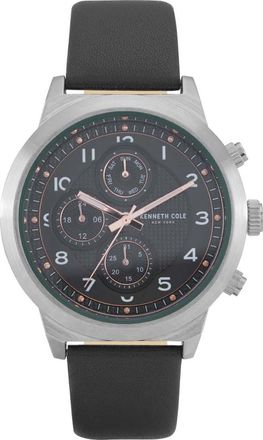 Kenneth Cole KC50884002 Mens Dress Sport Watch - Silver - One Size