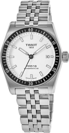 Tissot PR516 Powermatic 80 Automatic White Dial Stainless Steel Mens Watch T149.407.11.031.00