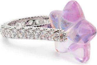 Yvmin Pave Lucky Star Ring - Dames - Ringen - Veelkleurig - 52 MM - Accessoires