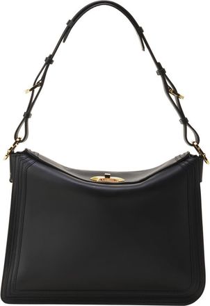 Lanvin Compagnon Asymmetrical Bag In Leather in Black at Nordstrom