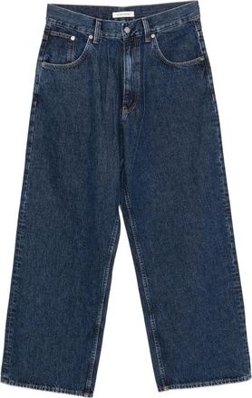 Sunflower Super Wide Logo-patch Jeans
