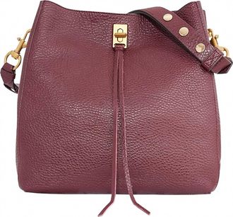 Rebecca Minkoff Womens Darren Shoulder Bag In Malbec