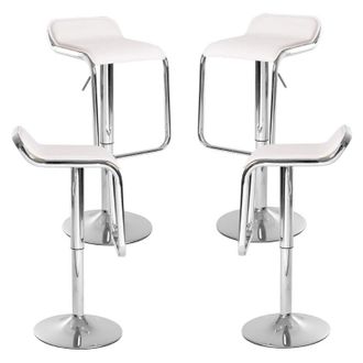 Regalos Miguel Packs Taburetes Cocina - Pack 4 Taburetes Itri - Blanco