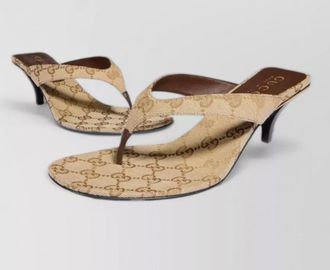 Gucci mid heel thong sandals