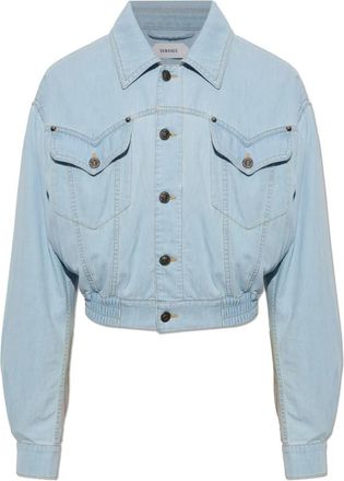 Versace Denim Jacket - Dames - Spijkerjassen - Blauw - XS - Denim - Jassen