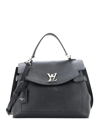 Louis Vuitton Lockme Ever Handbag Leather MM satchel - Nero