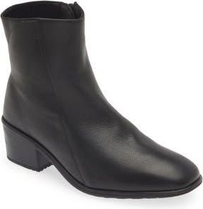 Naot Goodie Zip Boot in Water Resistant Black Leather at Nordstrom Rack, Size 10Us / 41Eu