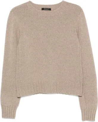 Aragona Long-sleeve Ribbed-knit Sweater