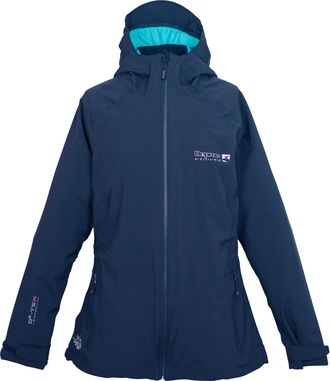 Deproc Outdoorjacke DEPROC ACTIVE Whistler SUMMER WOMEN, Damen, Gr. 46 (L), blau, 96% Polyester; 4% Elasthan, figurbetont, mit verstellbarem Klettverschluss,