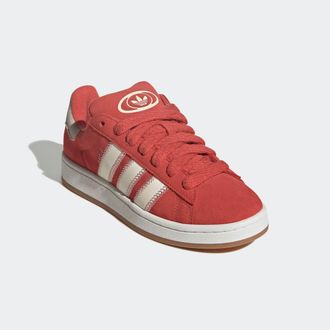 adidas Sneaker ADIDAS ORIGINALS CAMPUS 00S, Damen, Gr. 38,5, weiss (crew rot, cream wei&szlig;, core wei&szlig;), Leder, Schuhe Sneaker