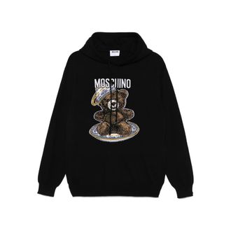 Moschino Teddy Bear-intarsia Hoodie