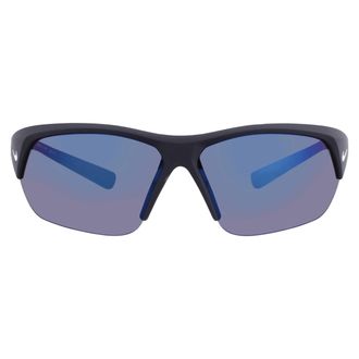 Nike Grey Blue Mirror Wrap Mens Sunglasses NIKE SKYLON ACE FQ46 014 69