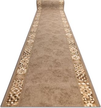 RugsX Rugsx - Runner anti-slip murcia lisbon tiles Frame gum beige 100cm beige 100x610 cm
