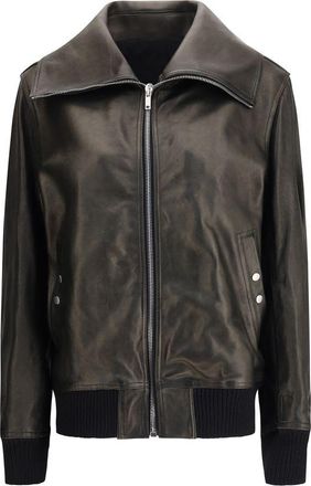 Rick Owens Lamb Leather Jackets And Womens Coat