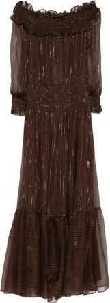 Self Portrait Georgette Maxi Dress