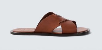 Loewe Paulas Ibiza Flex leather sandals