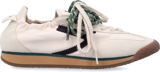 Puraai Contemporary Retro-Running Sneakers with Suede Inserts