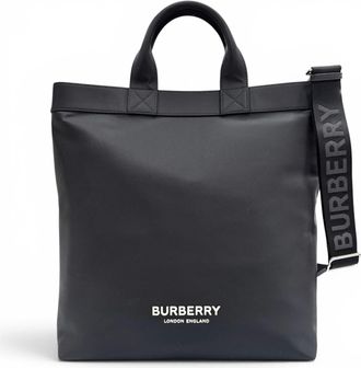 Burberry Black Nylon Tote Bag (Pre-Owned)