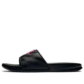Nike (WMNS) Nike Benassi JDI Black Vivid Pink 343881-061