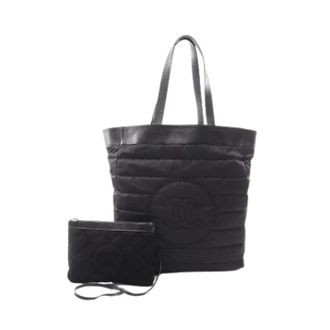 Chanel Bolso Tote Reversible de Cuero y Nylon Coco Mark Pre-owned - Pre-owned - Mujer - Negro - ONE SIZE
