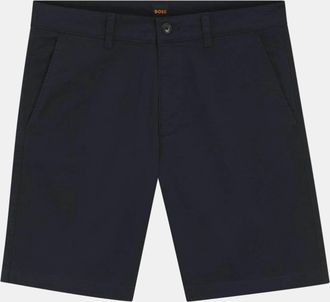 Boss Orange by Hugo Boss Mens Slim Chino Shorts in Black Cotton - Size 36 (Waist)