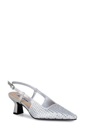 Lady Couture Shananr Slingback Pump in Silver at Nordstrom Rack, Size 8