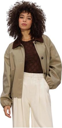 Arma Camilla Cotton Twill Jacket - Dames - Zomerjassen - Beige - XL - Katoen - Jassen