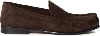 Miu Miu Brown Solid Loafers