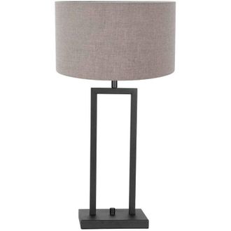 Steinhauer L&aacute;mpara De Mesa - Stang - Negro - Lino Metal - &Oslash; - Steinhauer