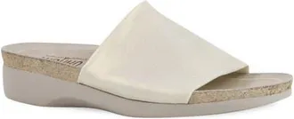 Munro Casita Slide Sandal in Gold Stretch at Nordstrom, Size 10.5