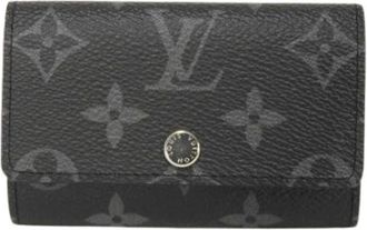 Louis Vuitton Pre-owned Wallets, male, Black, Size: ONE SIZE Pre-owned Keycase