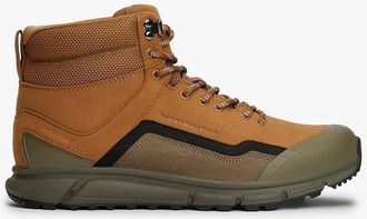 Tommy Hilfiger Mens Waterproof High-Top Runner Boot - Beige - US 11.5 / EU 45