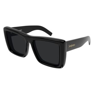 Saint Laurent unisex, Accessoires, Zwart, Maat: 61 MM Nylon