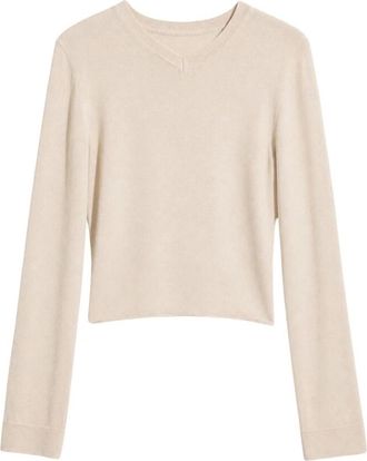 Iro V-hals Gebreide Kleding - Dames - V-hals truien - Beige - M - Truien & Vesten