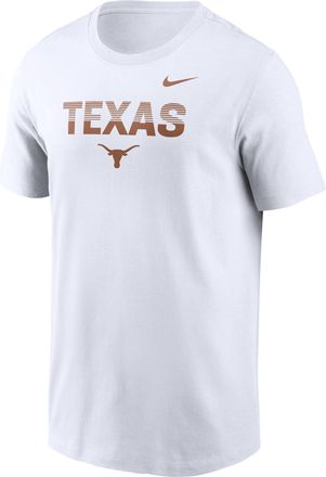 Nike Texas Primetime Kinetic Nike Mens College T-Shirt in White | N19910ATXE-59L