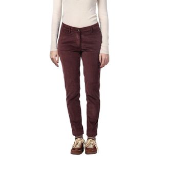 Mason's New York Slim Chino Broek - Dames - Broeken - Rood - Maat: 2XL Katoen