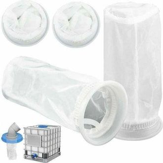 OEM Paquete De 4 Filtros De Nailon Para Dep&oacute;sitos De Agua De Lluvia Ibc De 1000 Litros. Filtro De Nailon Con Adaptador Para Tapa De Dep&oacute;sito Ibc